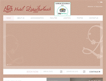 Tablet Screenshot of hotelzakanthabeach.gr